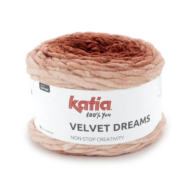 Fil chenille degradé Katia Velvet Dreams