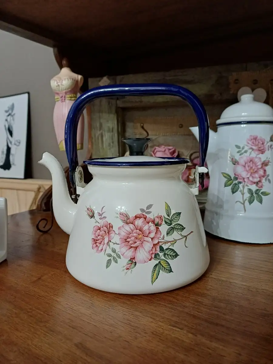 Théière roses
