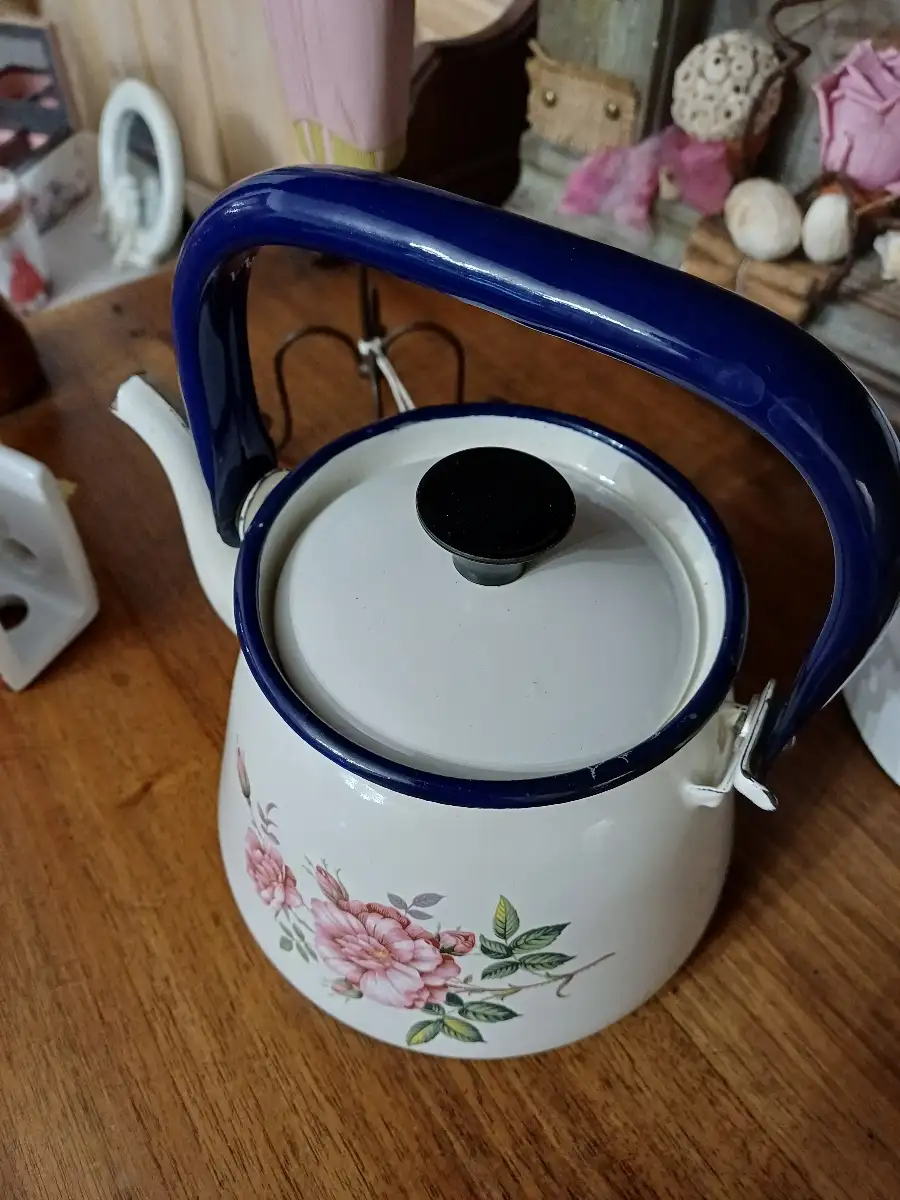 Théière roses