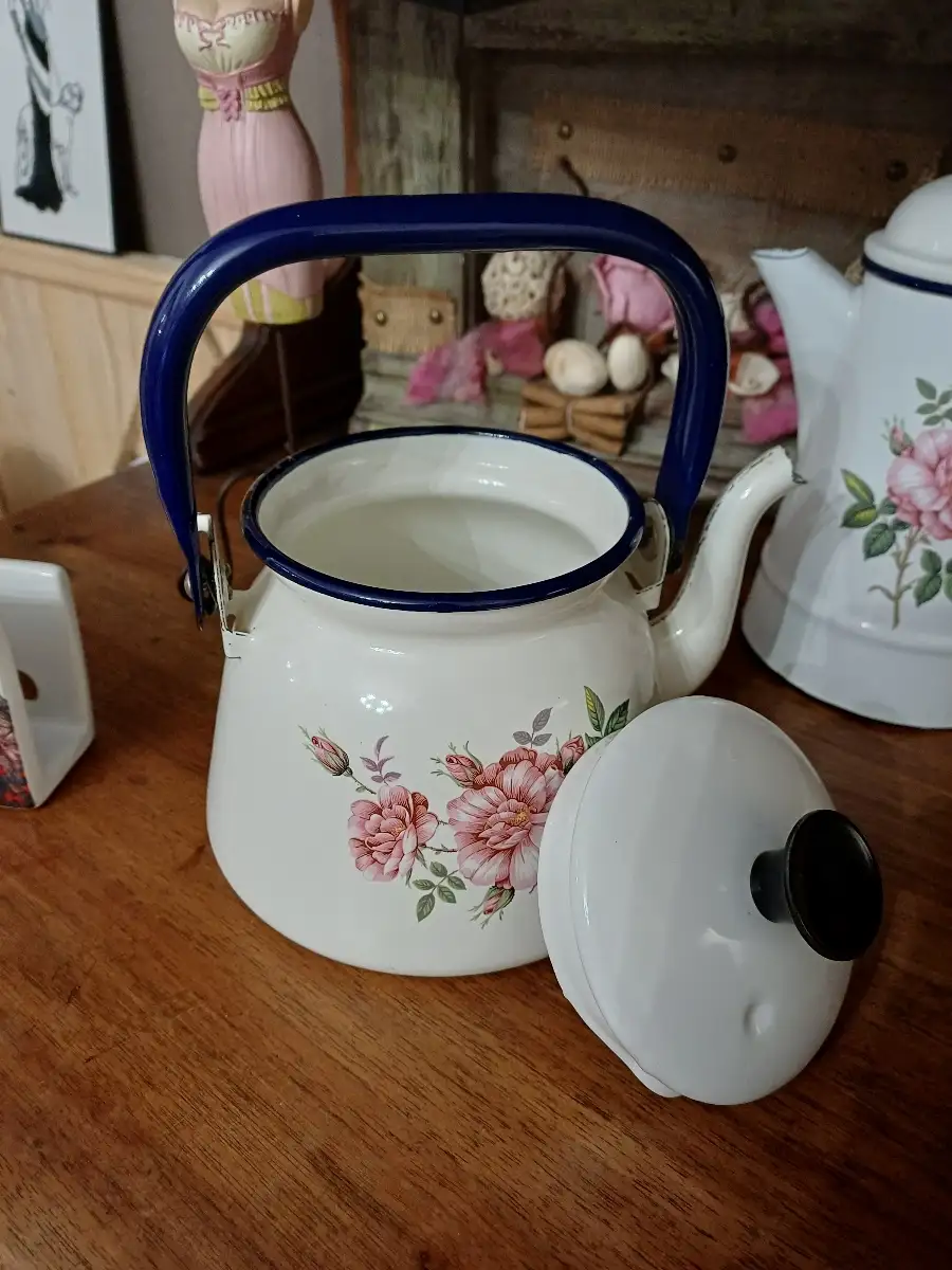 Théière roses